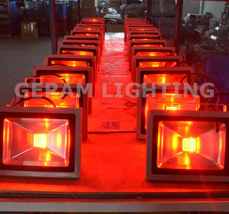 30 watt 50 watt rgb led flood light