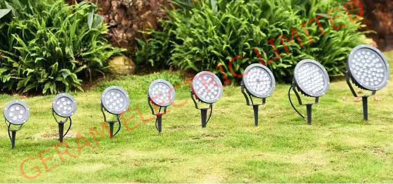 dmx rgb led lawn light 24 watt 36 watt